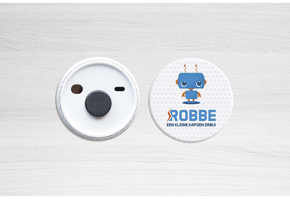 Schattig blauw robotje Schattig blauw robotje